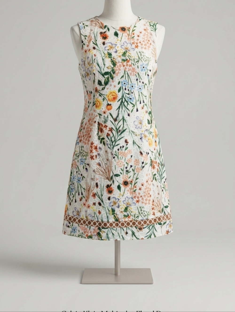 Calvin Klein Multicolor Floral Dress